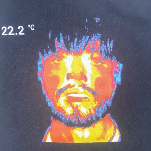 Brockhampton Bearface Iridescence Graphic Shirt Mens Large Black Short Sleeve - Picture 4 of 8